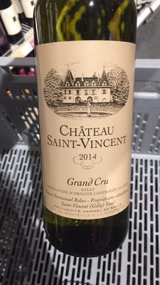 Chateau saint-Vincent, 2014, Grand cru