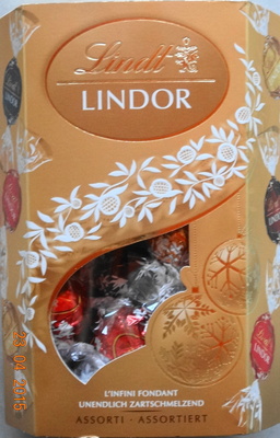 Lindor l'Infini Fondant, Assorti front packaging