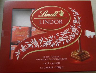 Lindor front packaging