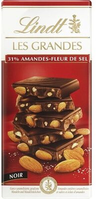 Les Grandes 31% Amandes - Fleur de Sel Noir