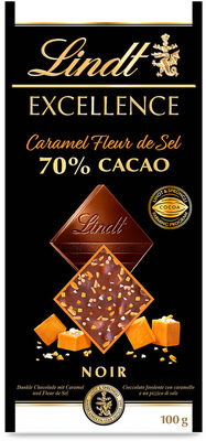 Lindt Excellence Caramel Fleur de Sel 70% Cocoa