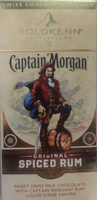 Captain Morgan Spiced Rum Milk Chocolate
