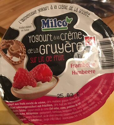 Yogourt a la creme de la Gruyere front packaging