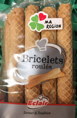 Eclair Bricelets roulés front packaging