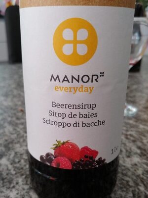 Manor sirop de baies
