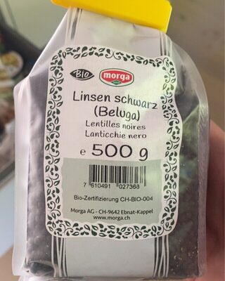 Linsen schwarz (Beluga)
