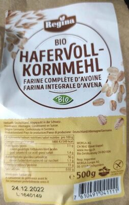 Farina integrale d'avena avoine