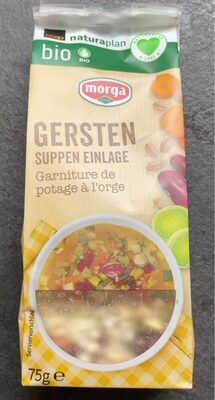 Garniture de potage à l’orge front packaging