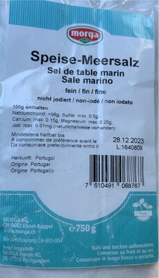 Speise-Meersalz