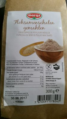 Flohsamenschalen gemahlen