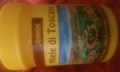 Apimiel Toscana Honey ingredients label