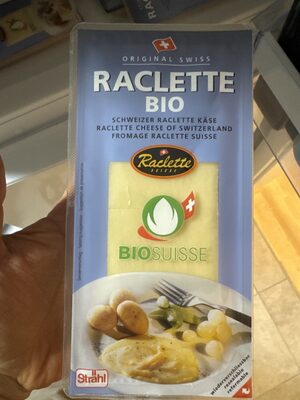 Raclette bio front packaging