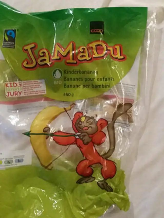 Bananes pour enfants front packaging