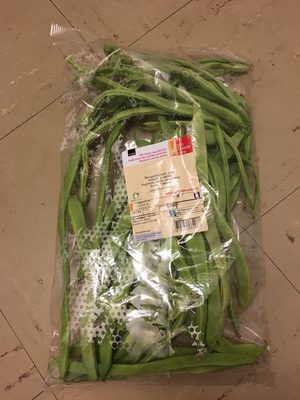 Stangenbohnen grün front packaging