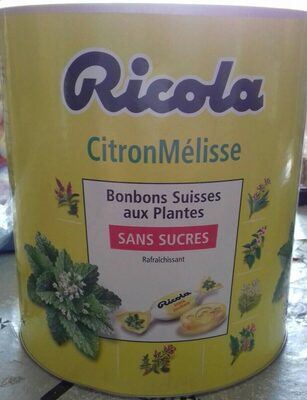 Bonbons Suisses aux plantes - Citron Mélisse - Sans Sucre