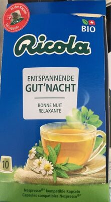 Ricola gut’nacht thé