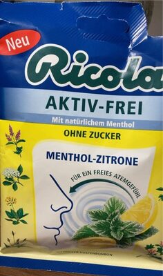 Aktiv Frei zuckerfrei Zitrone
