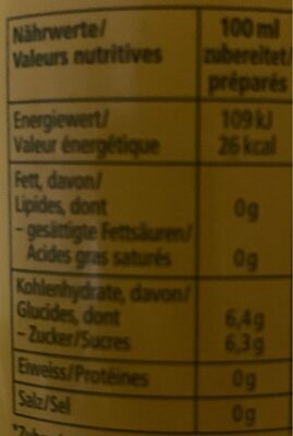 Ricola Instant tee Kamille DS 200 G nutrition facts table