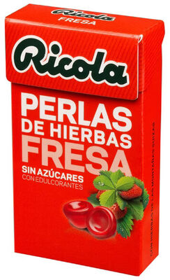 Perlas de hierbas fresa