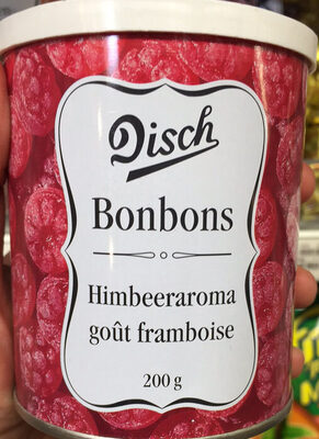 Bonbons goût framboise