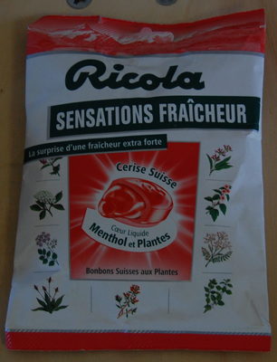 Ricola sensations fraîcheur front packaging