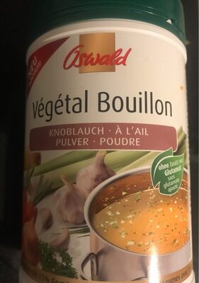 Vegetal bouillon front packaging