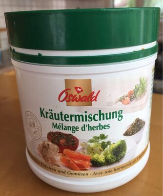 Mélange d'herbes front packaging