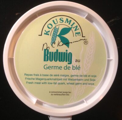 Budwig au germe de blé front packaging