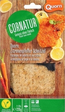 Escalope with pepper and lemon