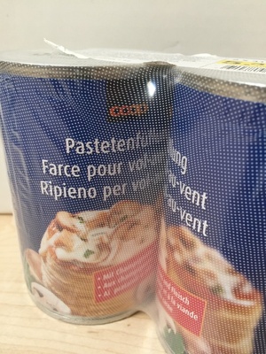 Pastetenfüllung front packaging