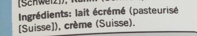 Qualité & Prix Half fat cottage cheese ingredients label