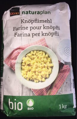 Knöpfli Mehl front packaging