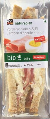 Ham shoulder and egg front packaging