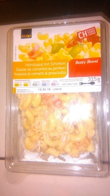 Salade de cornettes au jambon front packaging