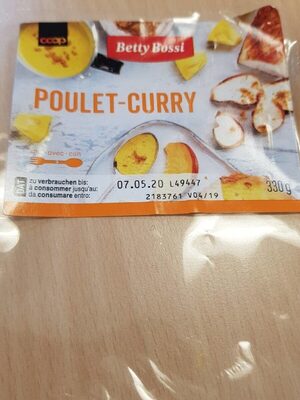 Betty Bossi Poulet Curry front packaging