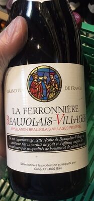 La ferronière beaujolais-villages grand vin de france