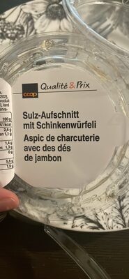 Sulz-Aufschnitt mit Schinkenwürfeli