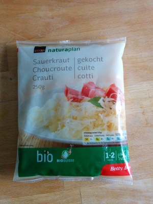 Organic cooked sauerkraut