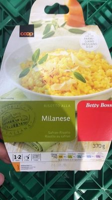 Saffron risotto with cheese