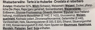 RHABARBER ingredients label