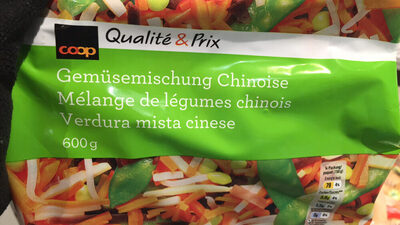 Mélange de légumes chinois front packaging