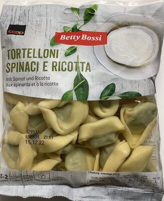 Tortelloni, Spinaci e Ricotta