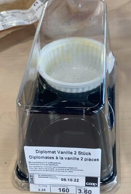 Diplomates à la vanille 2 pièces