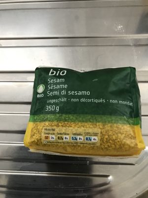 Sesame bio front packaging