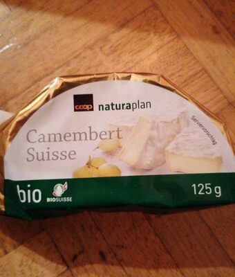Camenbert suisse front packaging