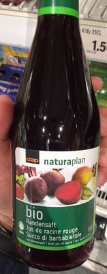 Jus de racine rouge front packaging