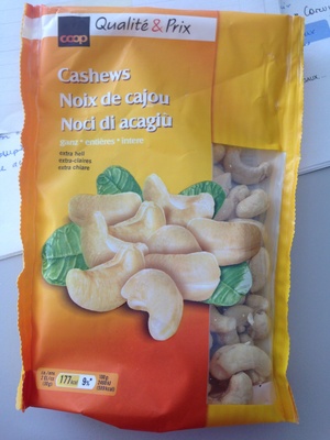 Noix de cajou front packaging