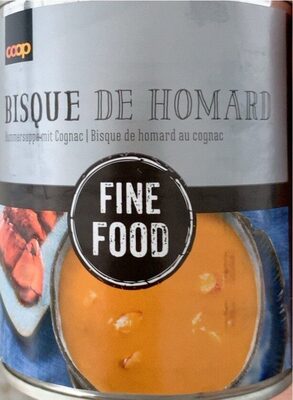 Bisque de homard front packaging