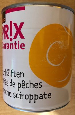 Moitiés de Pêches front packaging