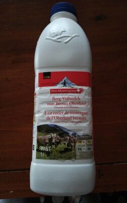 Lait entier de montagne de l'Oberland bernois